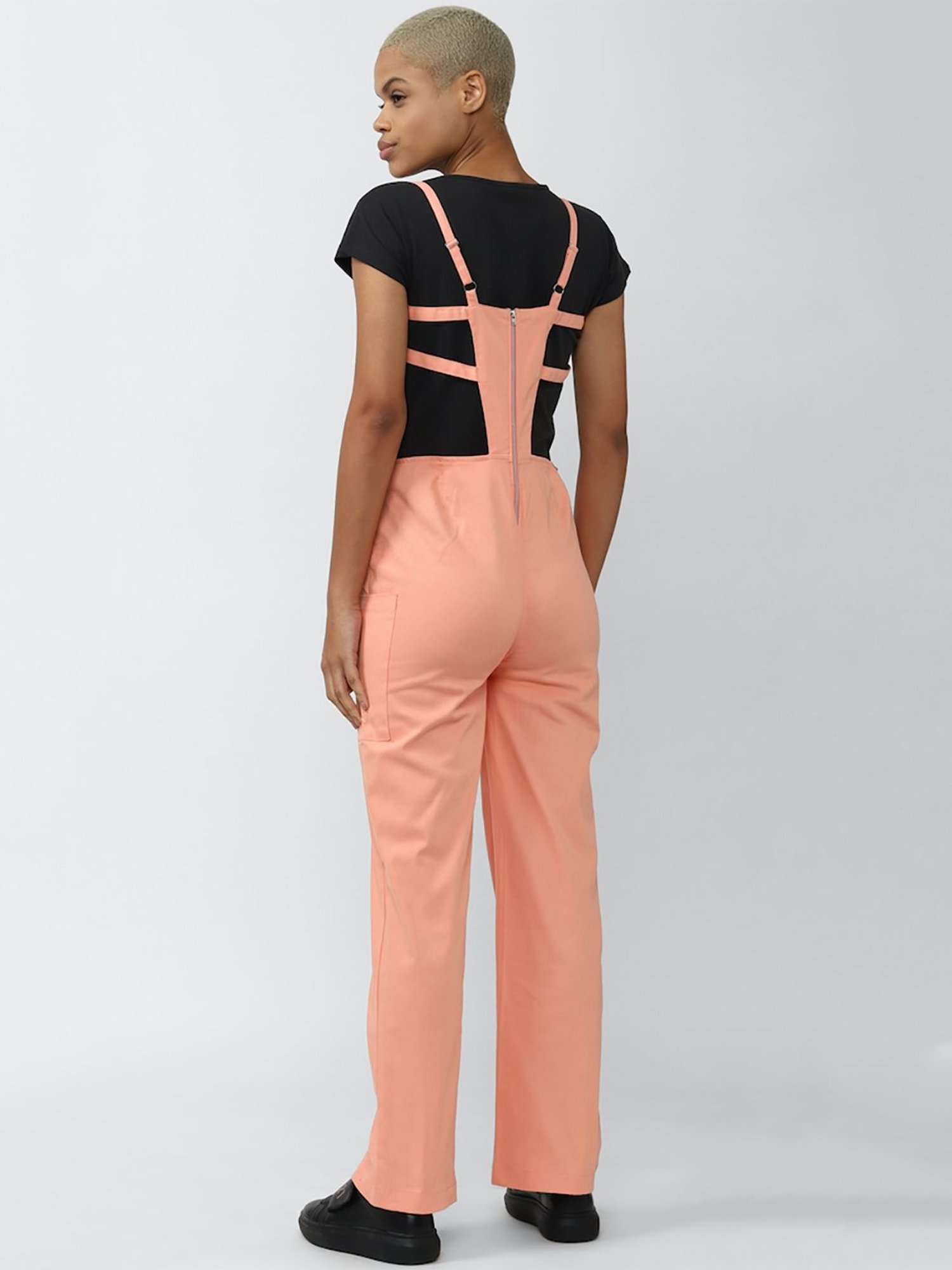 Forever 21 Peach Dungaree