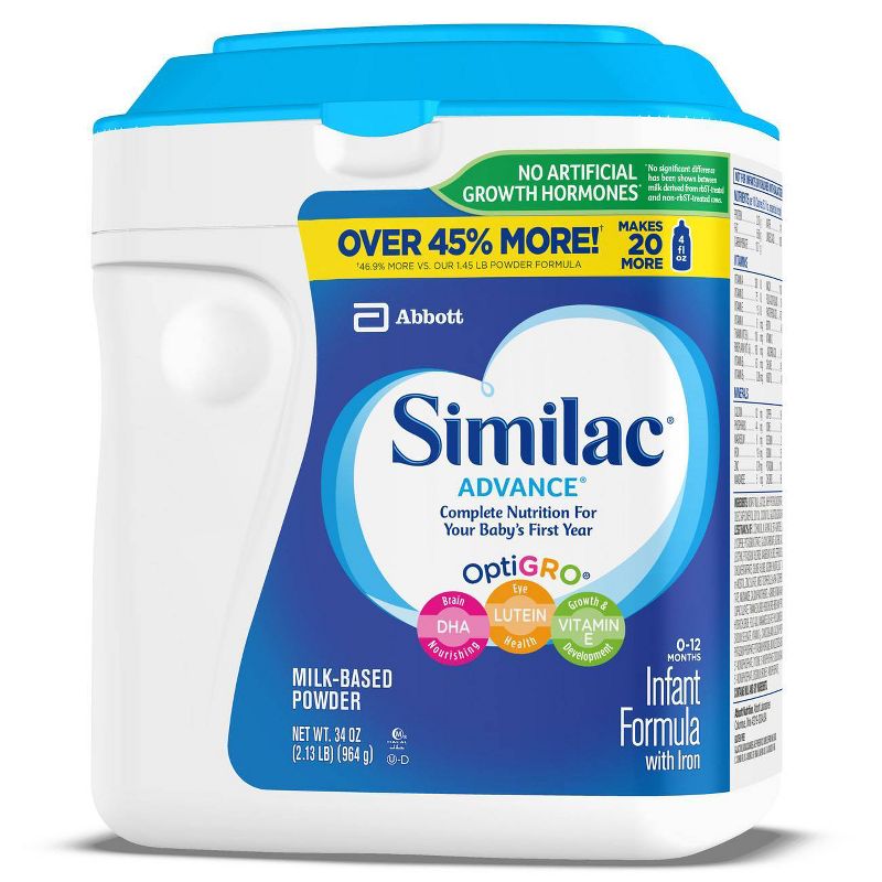 Similac Advance Infant Formula with Iron Powder - 34oz