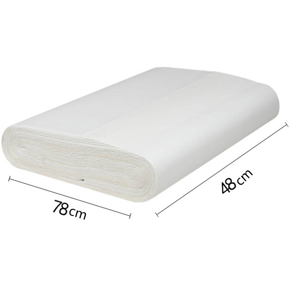 70pcs Chinese Art Paper Calligraphy Painting Semi-raw Semi-cookded Drawing Paper Ancient Paper Rice Paper (White)