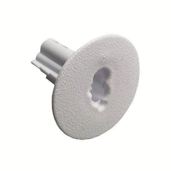 Eagle Dual Feed Thru Coax Wall Bushing With Knockouts White 100 Pack RG6 w/Grnd