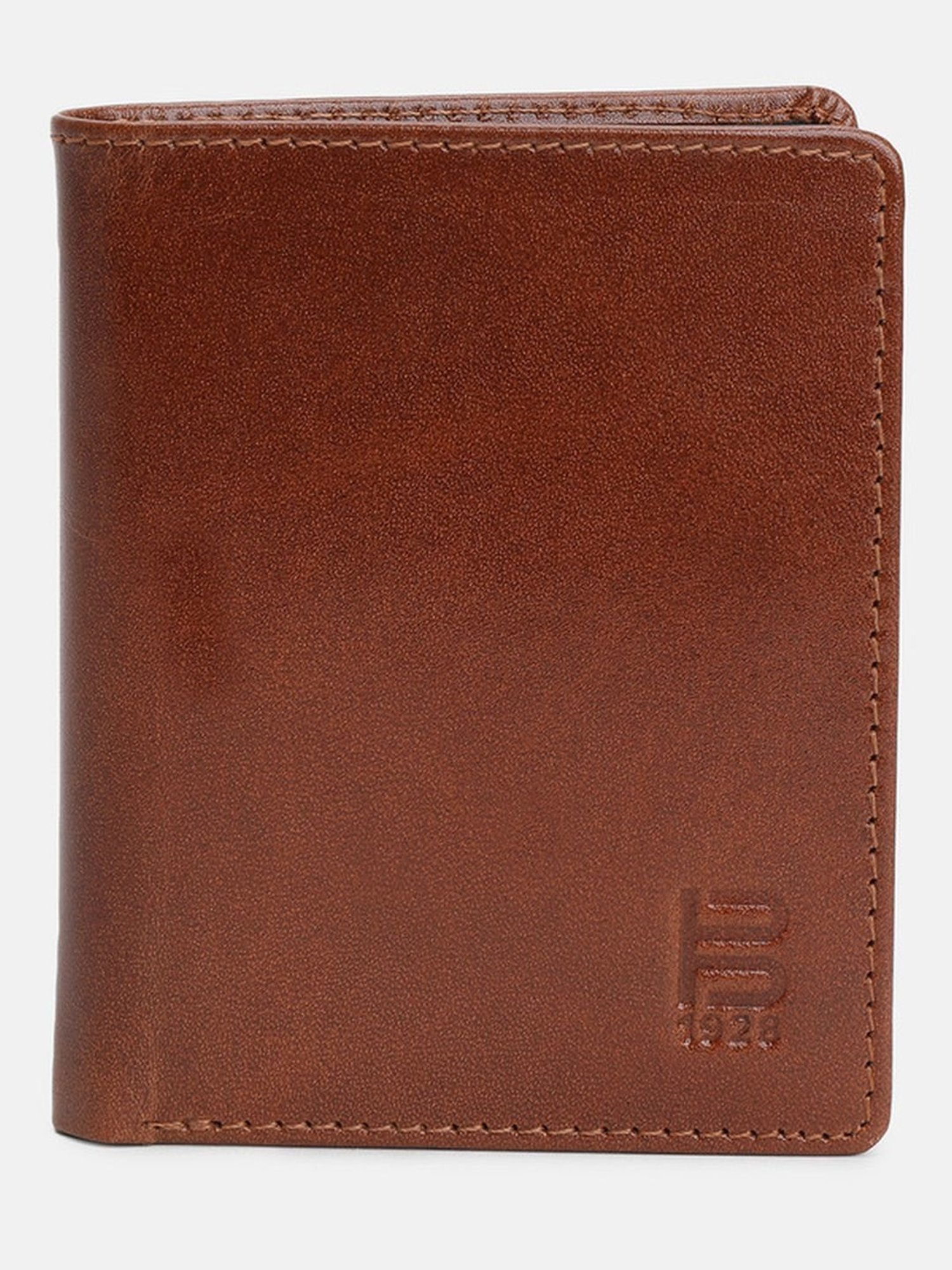 BAGATT Capua Brown Leather Solid Card Holder