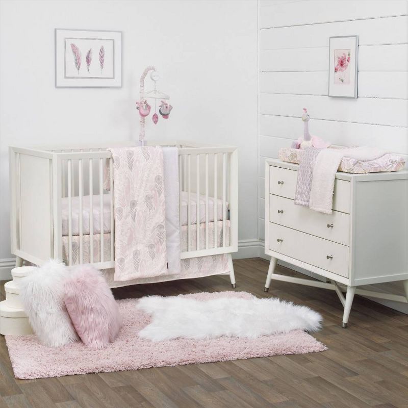 Lambs & Ivy Sky Rocket Planets/Stars Musical Baby Crib Mobile Soother Toy- Blue