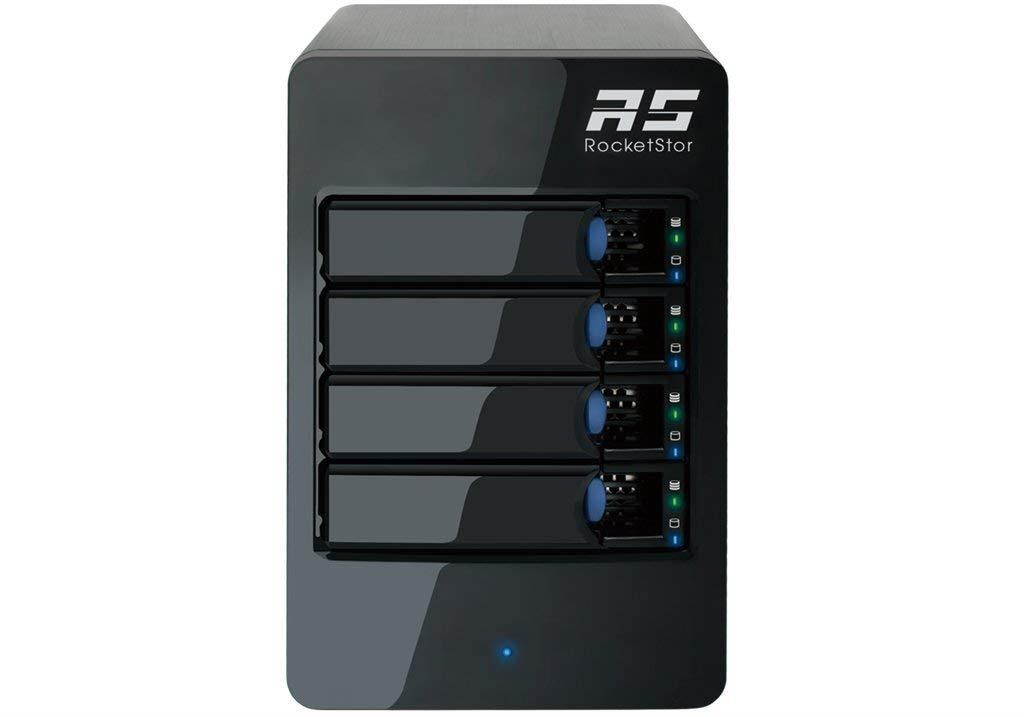 HighPoint RocketStor 6414VS 6Gb/s SAS/SATA Value RAID Class 4-Bay Storage Tower Enclosure