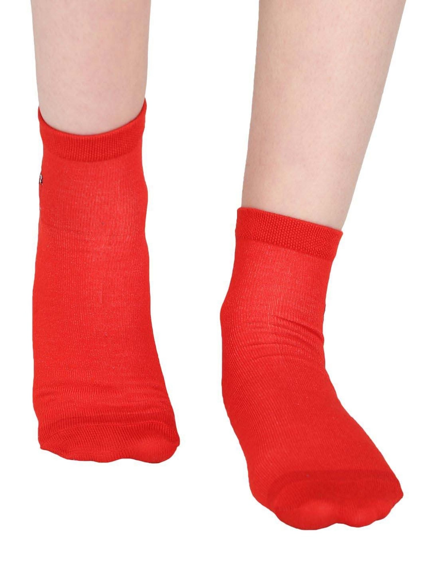 Bodycare Red Ankle Socks - Pack Of 3