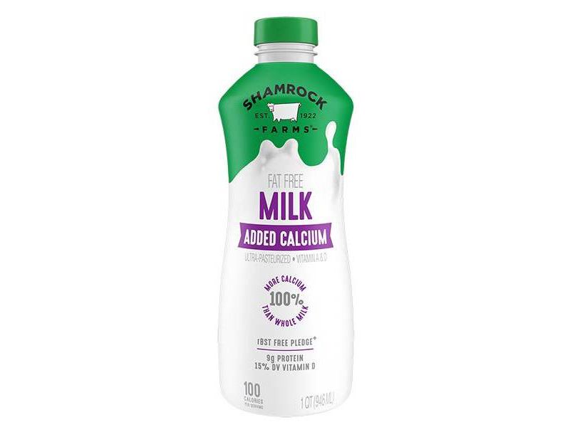 Shamrock Farms Calcium Enriched Skim Milk - 1qt