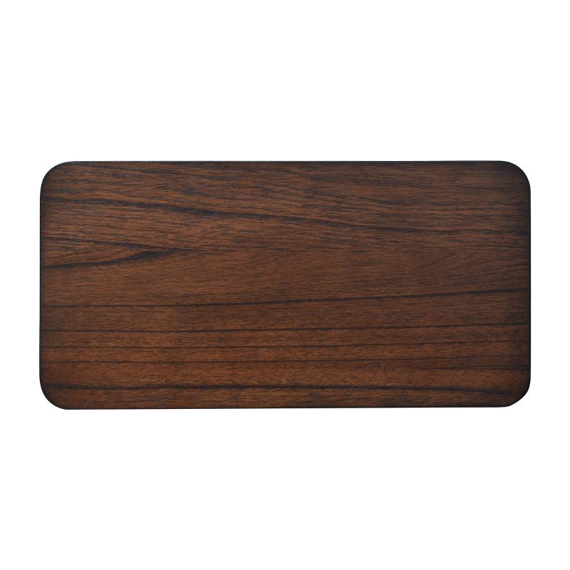 24" x 10" Acacia Milan Mochaccino Bed Tray - Hopper Studio