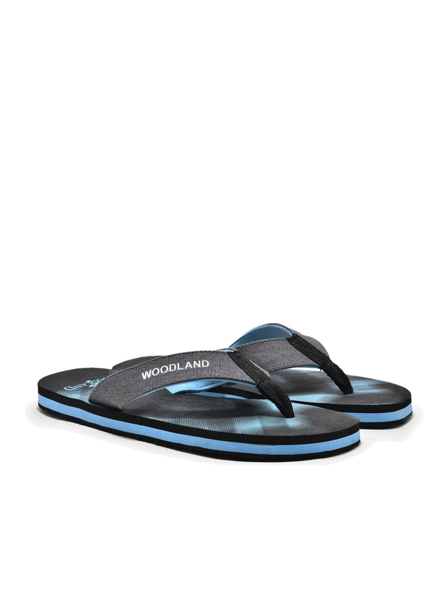 Woodland Men's Sky Blue Flip Flops