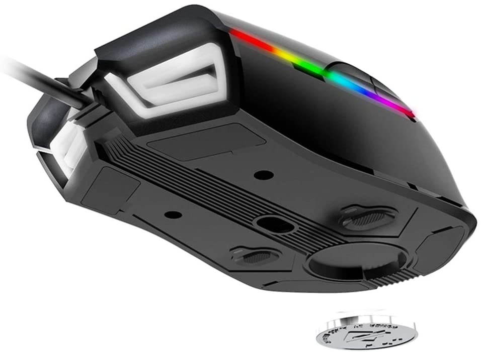 Docooler USB Wired Gaming Mouse RGB Mouse High Performance 32bit IC 50G Acceleration Customized Macro Programming 16000DPI Mouse for Home Office Ajazz