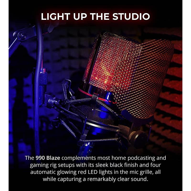 990 Blaze LED Large Diaphragm Cardioid Condenser Microphone