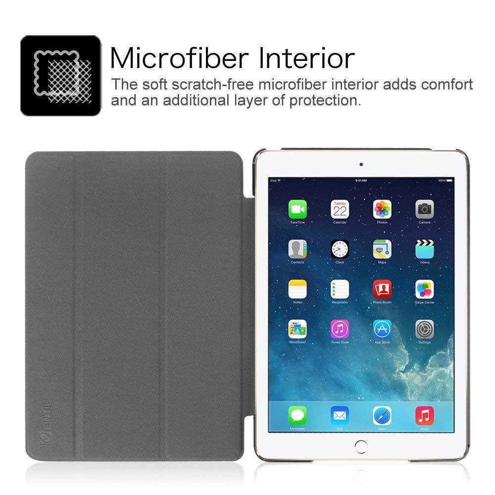 Fintie iPad Air 2 Case - [SlimShell] Ultra Lightweight Stand Smart Protective Cover with Auto Sleep/Wake Feature for Apple iPad Air 2, Composition Book Red