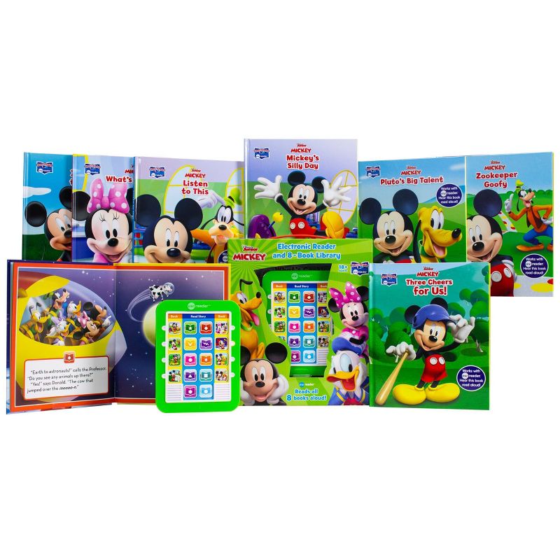 Disney Mickey Mouse Clubhouse Electronic Me Reader Story Reader and 8-book Boxed Set
