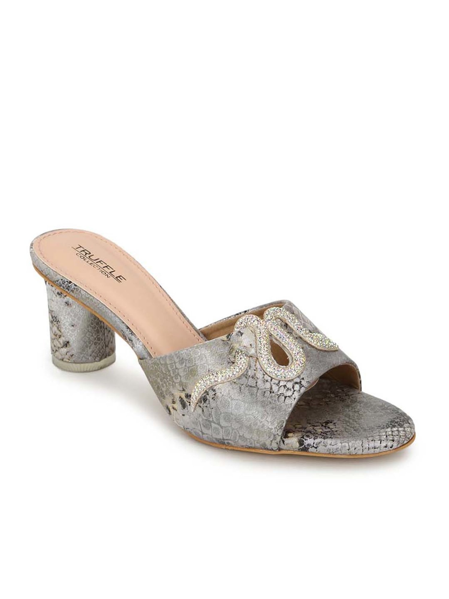 Truffle Collection Women's Grey Casual Sandals