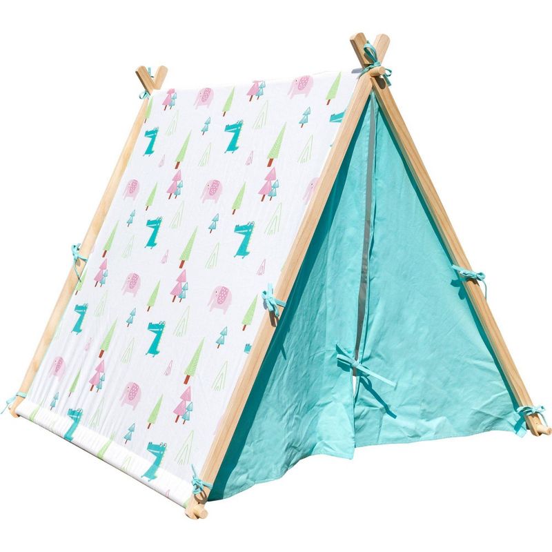 Small Foot Wooden Toys Elephant and Crocodile Play Tent