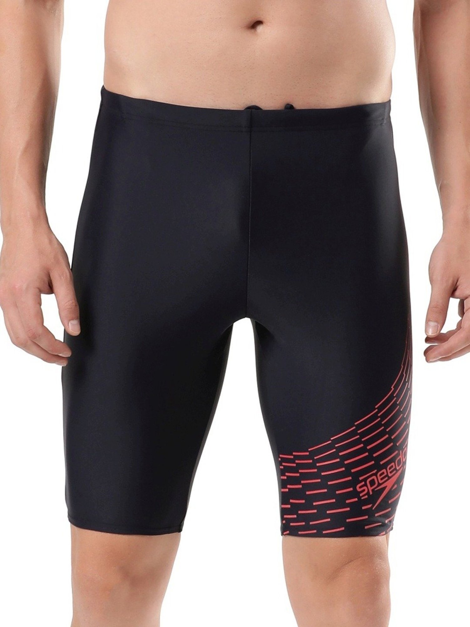 Speedo Dark Blue Regular Fit Printed Swim Shorts