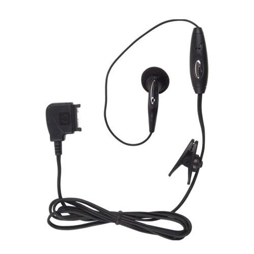 5 Pack -Wireless Solution - Pop Port Earbud Headset for Nokia 6682, 6101, 6102, 9300, 6282, 6126 - Black