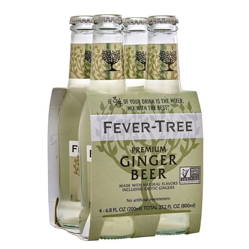 Fever-Tree Premium Ginger Beer - 4pk/200ml Bottles