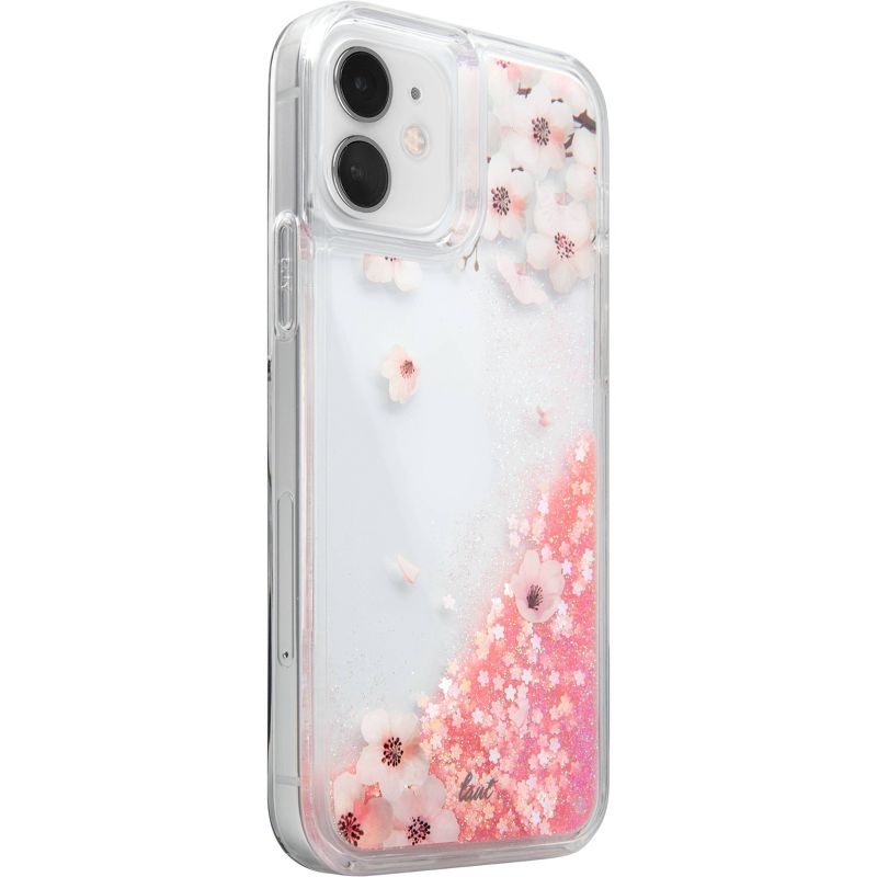 LAUT Apple iPhone 12 Mini Liquid Glitter Phone Case - Sakura