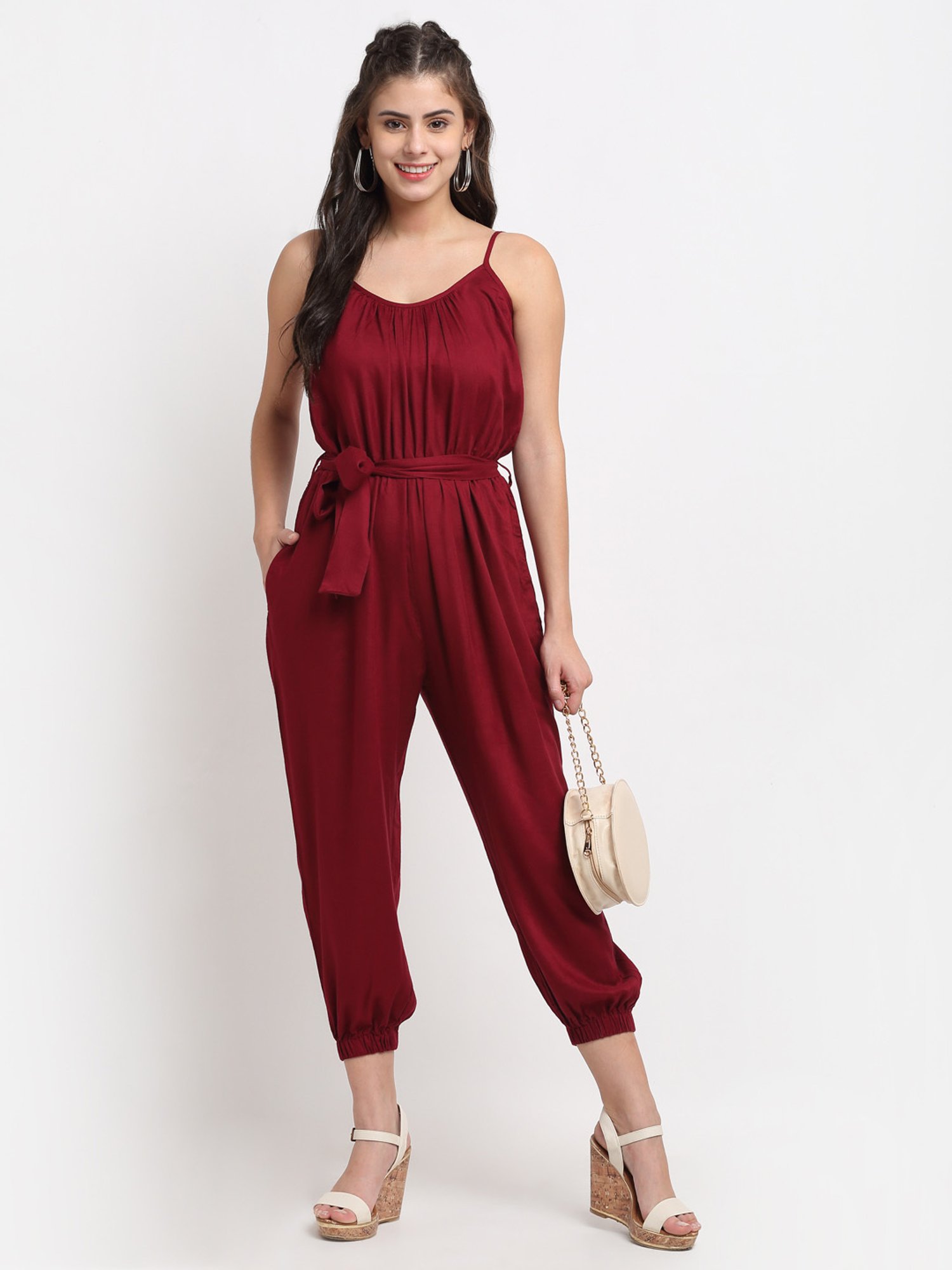 BRINNS Maroon Jumpsuit