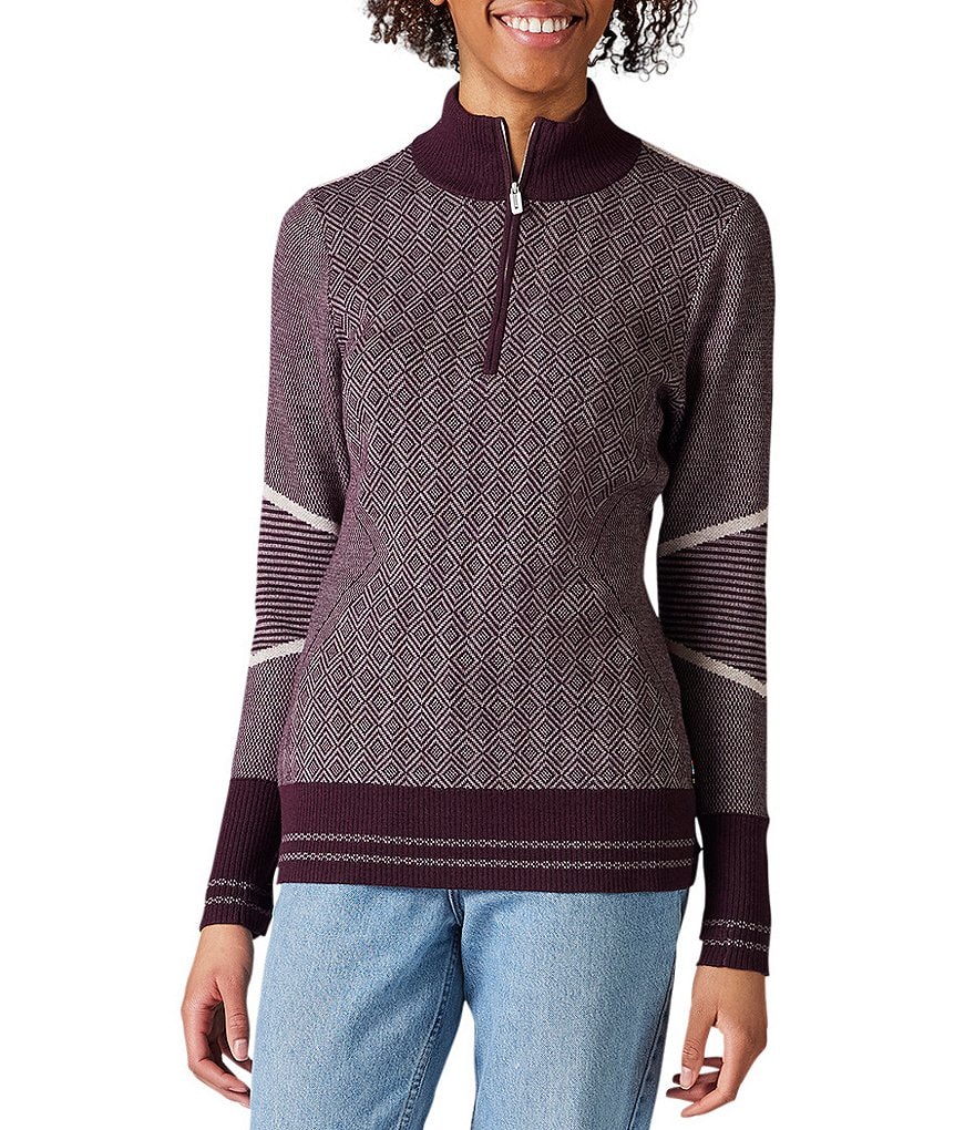 SmartWool Dacono Half Zip Mock Neck Midweight Sweater