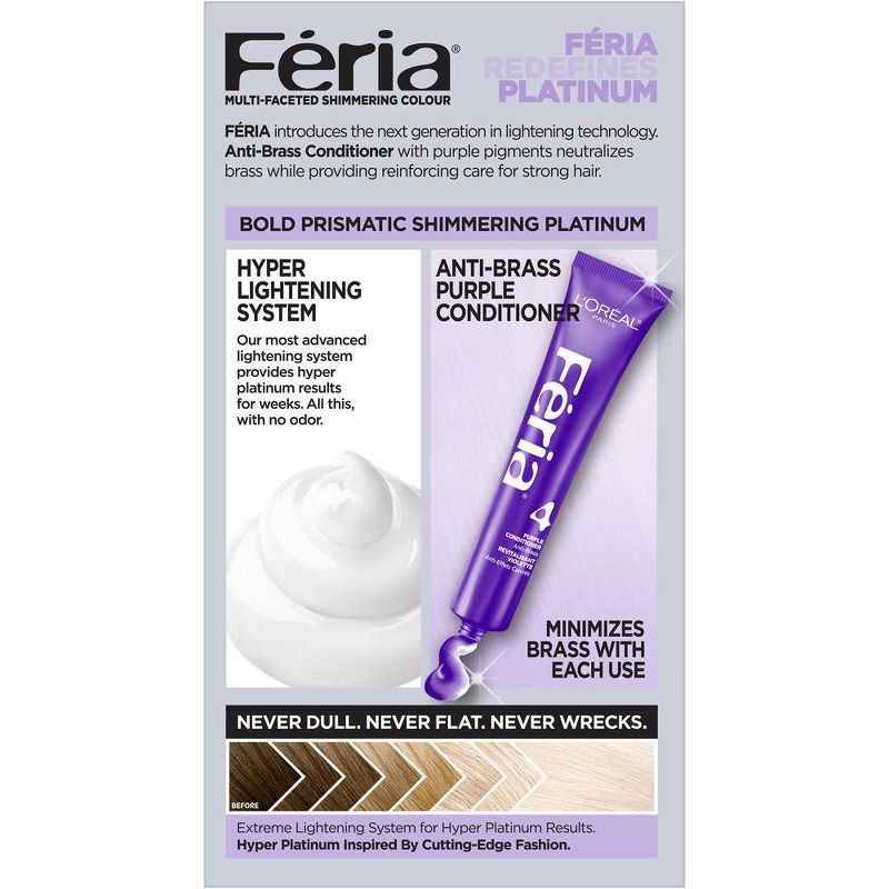 L'Oreal Paris Feria Hyper Platinum Advanced Lightening System Bleach Hyper Platinum