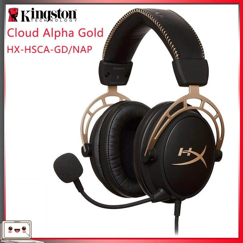 Original Kingston HYPERX Cloud Series  Gaming Headset or Sound card Compatible With PC/Xbox One/PS4 Earphone Headphones