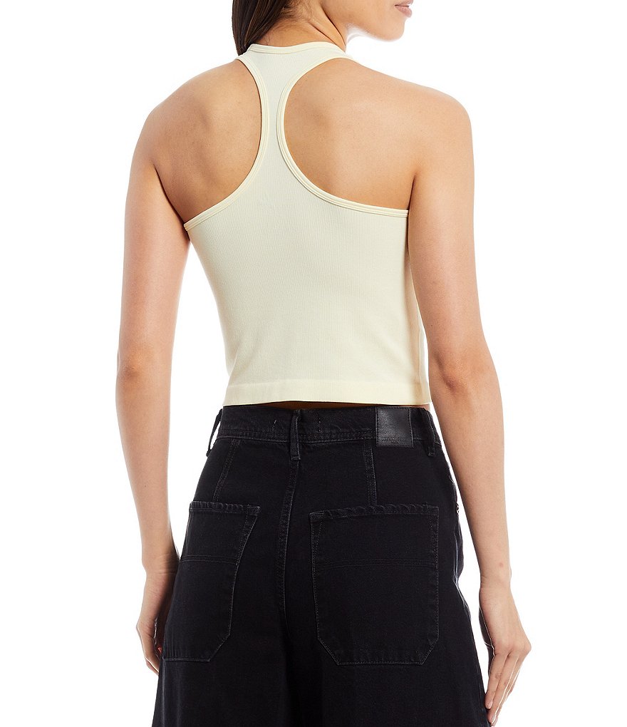 Free People Haley Racerback Cropped Knit Tank