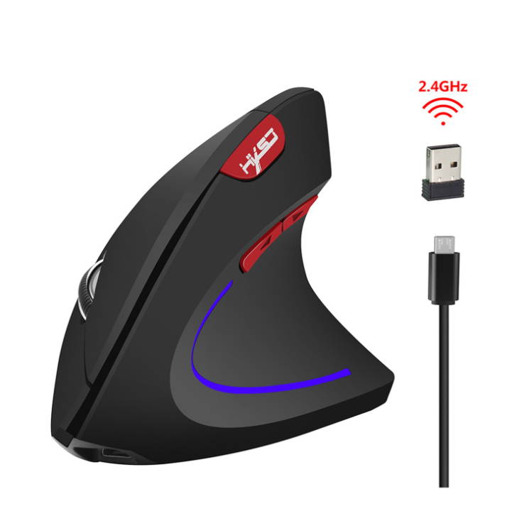 New Vertical Wireless Mouse 2.4GHz Mouse Ergonomic Design 2400DPI to Prevent Mouse Hands