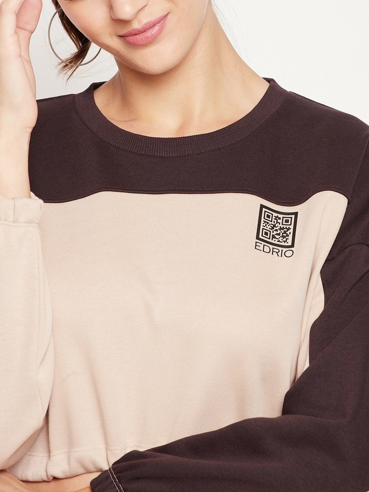 EDRIO Brown Regular Fit Track Suit