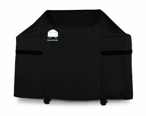Texas Gas Grill Cover 7553 Premium Cover for Weber Genesis Gas Grill Including Grill Brush and Tongs