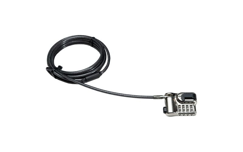 CTA Digital Kickstand Security Grip Cable for Surface Pro and Other Laptop/Tablet Hybrids - Galvanized Steel, Metal - 6.67 ft - For Notebook, Tablet