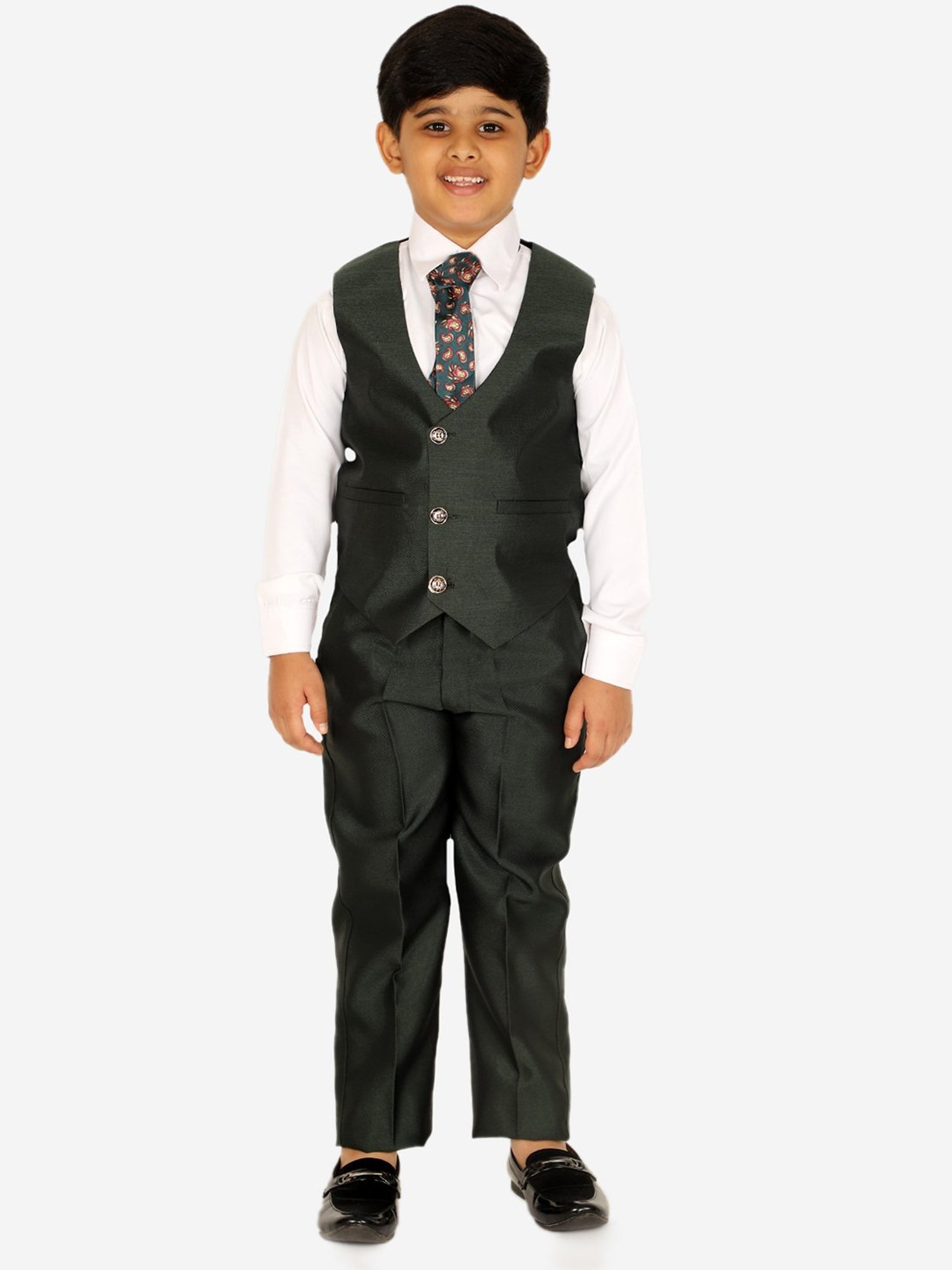 Blue Giraffe Kids Black & Pink Regular Fit Shirt Set