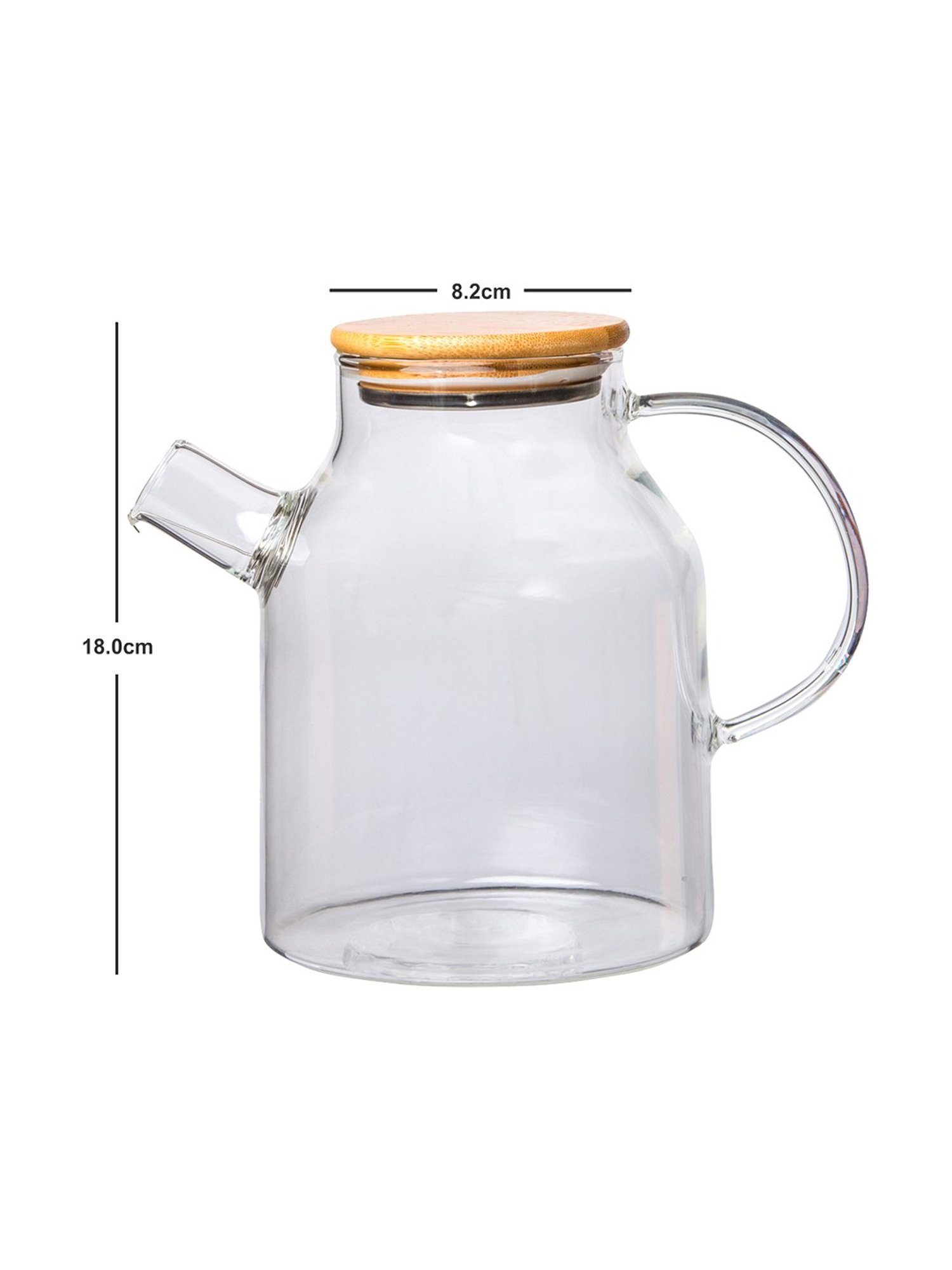 Borosil Silver Stainless Steel Wonder Jug (5700 ML)