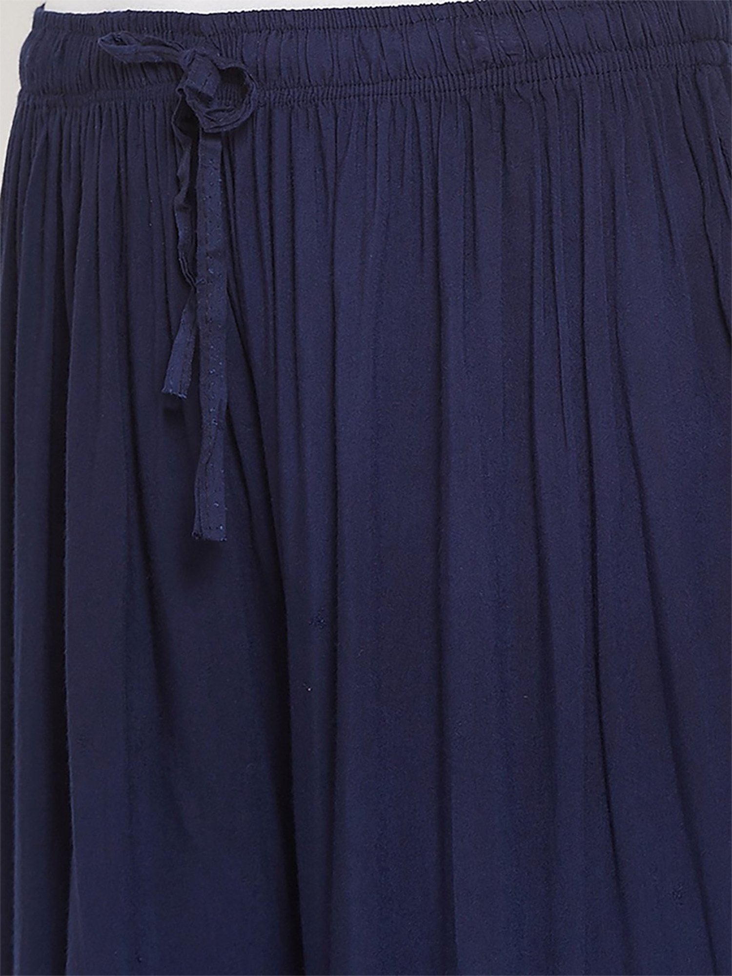 Castle Navy Regular Fit Palazzos