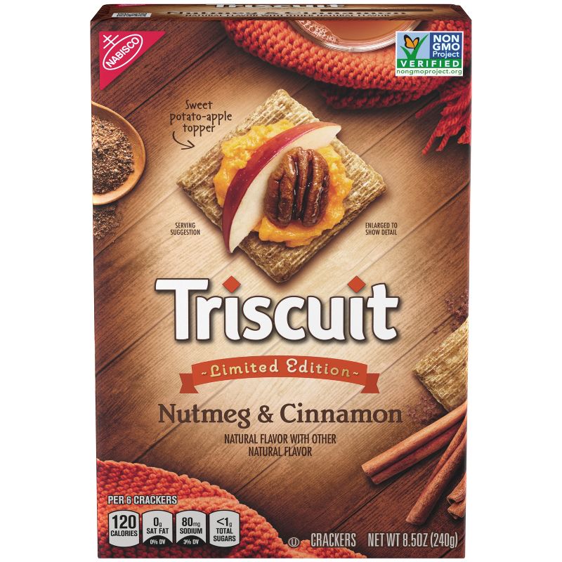Nabisco Triscuit Limited Edition Nutmeg & Cinnamon Crackers - 8.5oz