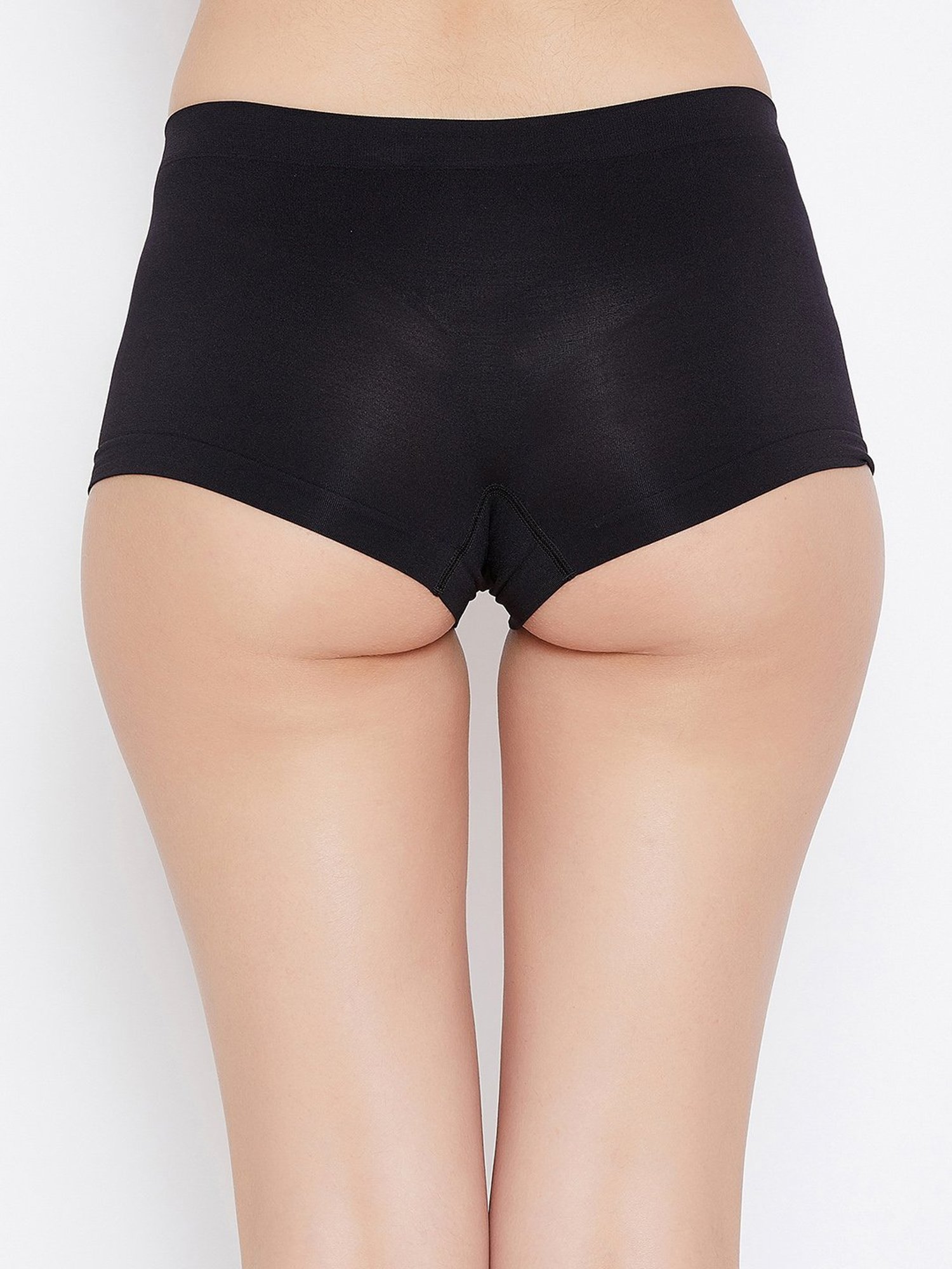 C9 Airwear Black Boy Shorts Panty (Pack Of 2)