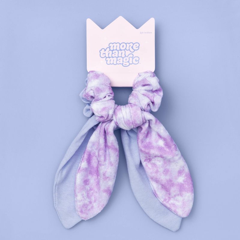 Kids' 2pk Tie-Dye Twister Hair Elastic - More Than Magic™
