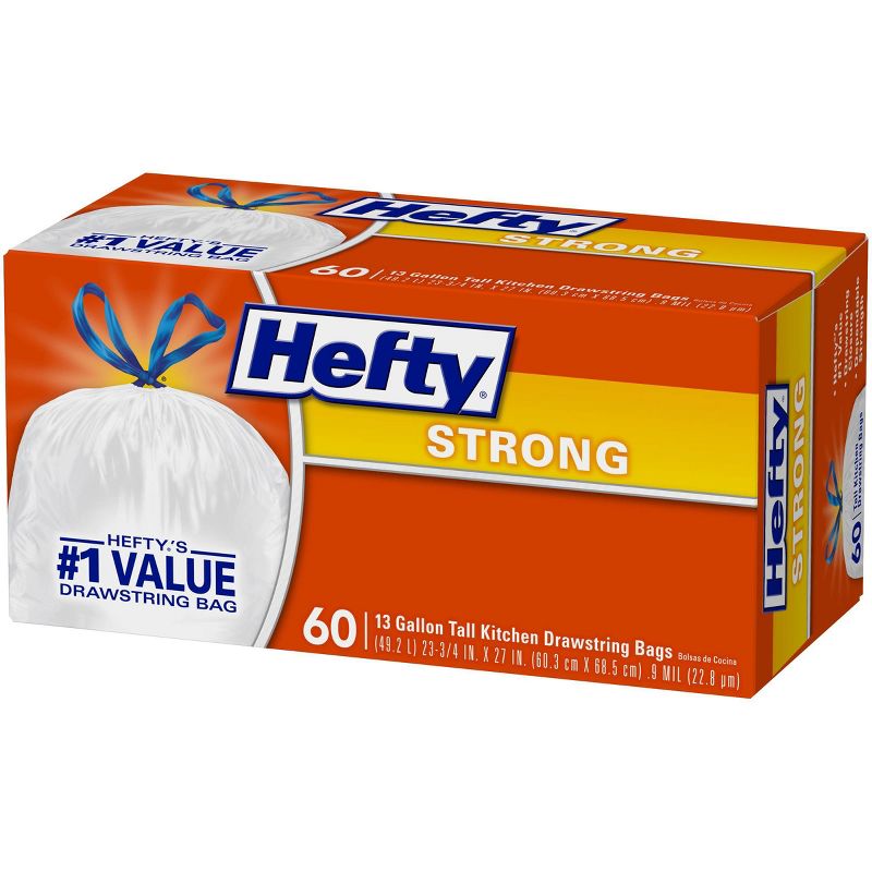 Hefty Strong Extra Large Drawstring Trash Bags - 33 Gallon - 26ct