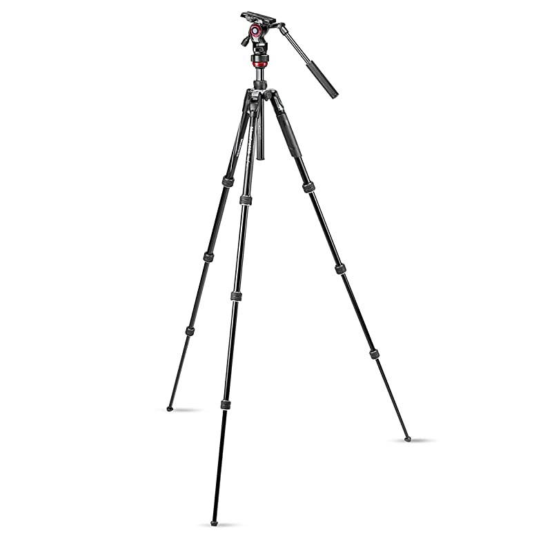 Travel Befree Live Aluminium Tripod Twist, Video Head, Black, Compact (MVKBFRT-LIVEUS)