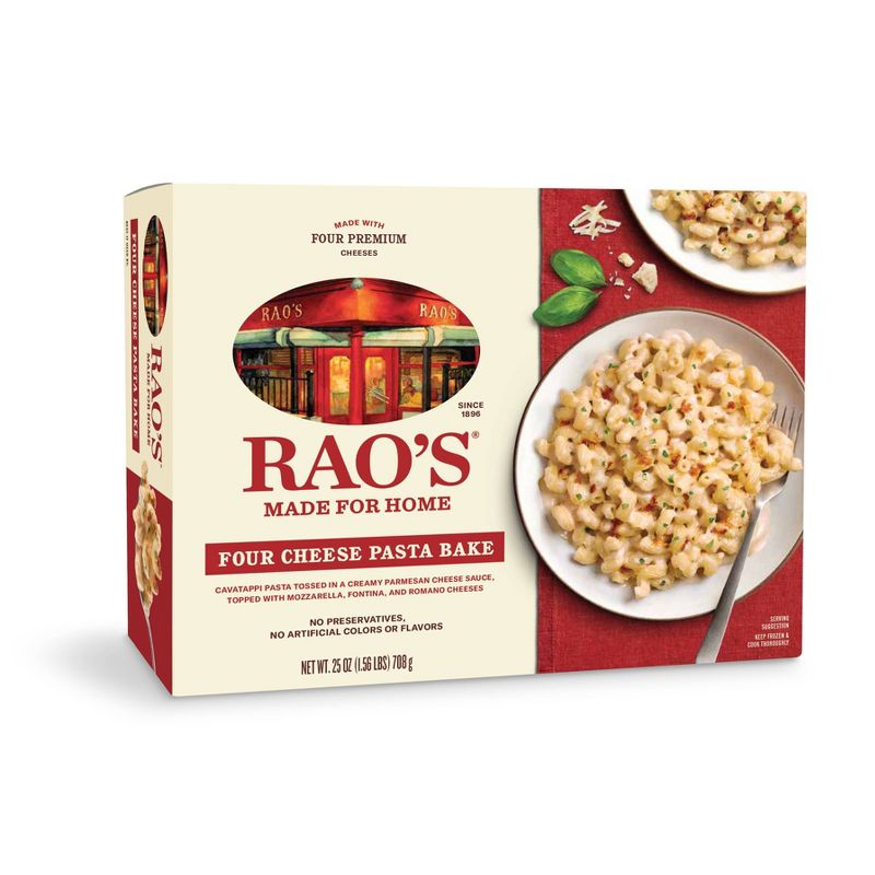 Rao's Made for Home All Natural Frozen Pasta Meal Four Cheese Pasta Bake - 25oz