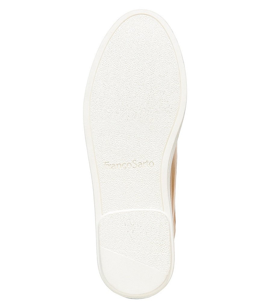Franco Sarto Iconic Leather Slip-On Platform Sneakers