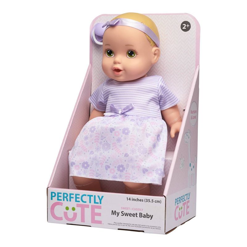 Perfectly Cute 14" My Sweet Baby Doll - Blonde with Hazel Eyes