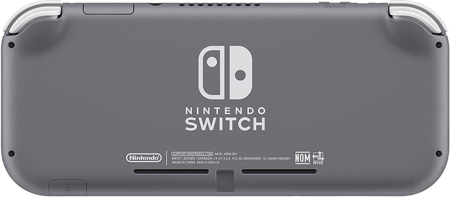 Nintendo Switch Lite Gray With Power Cord