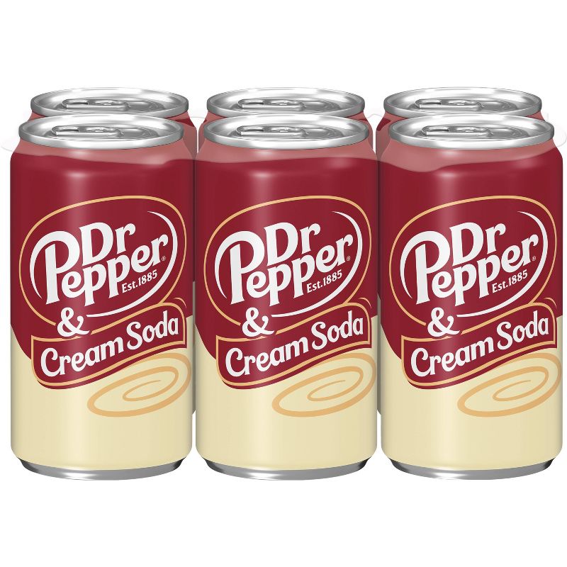 Dr Pepper Cream Soda - 6pk/7.5 fl oz Cans
