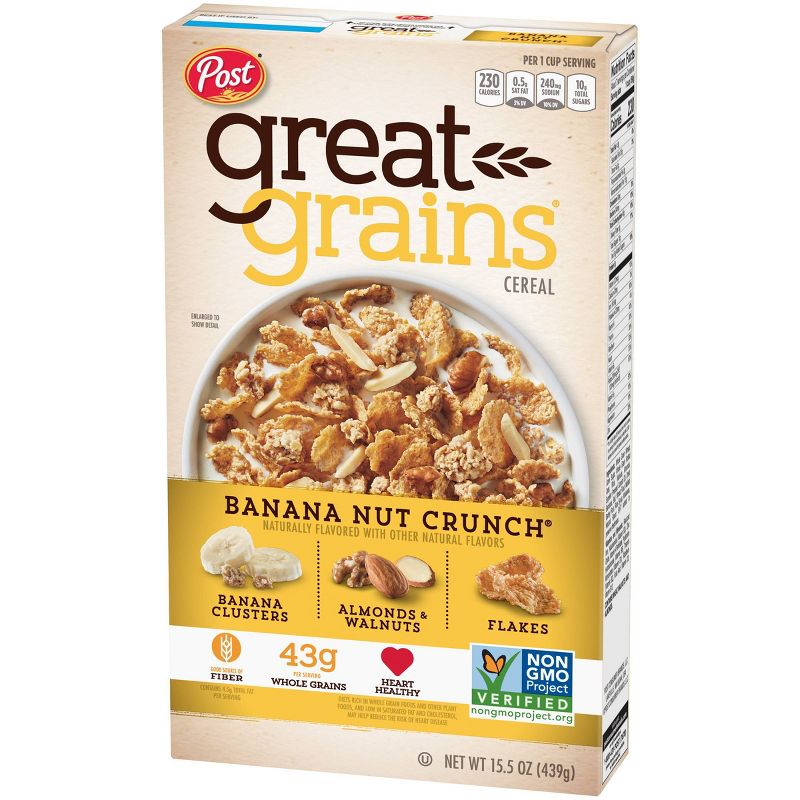 Great Grains Banana Nut Crunch Breakfast Cereal - 15.5oz - Post