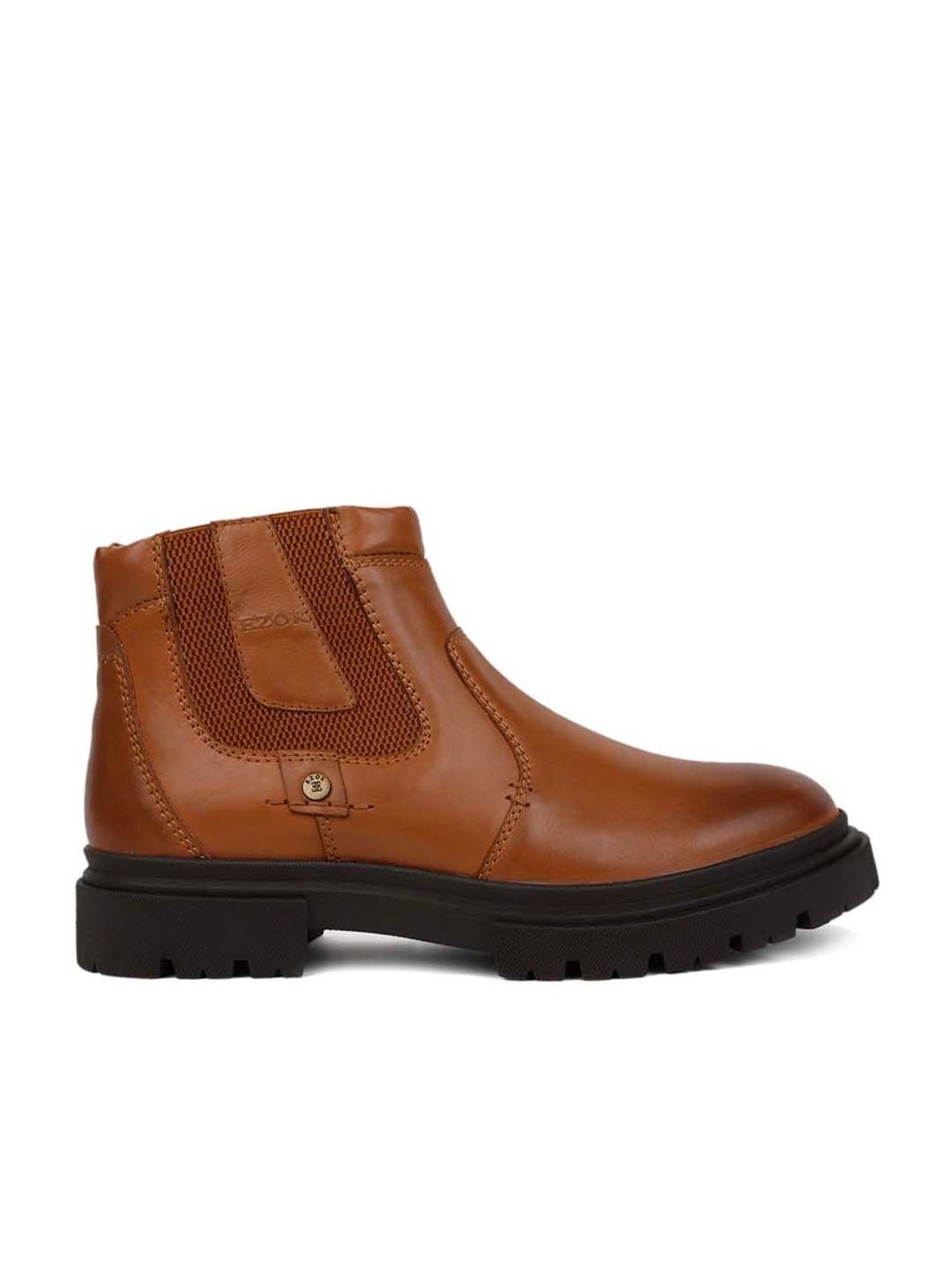 EZOK Men's Tan Casual Boots