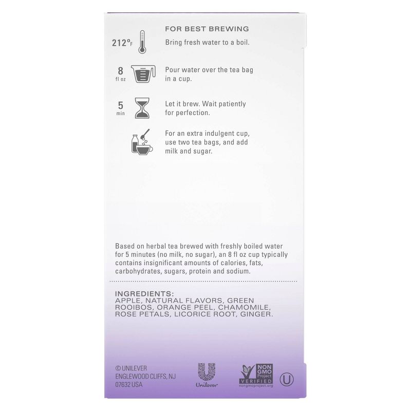 Tazo Glazed Lemon Loaf Dessert Delights Tea Bags - 15ct