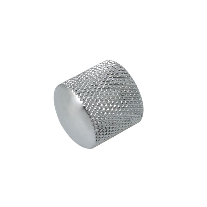 BQLZR Chrome Guitar Metal Dome Tone Control Knob Plastic Insert Set of 40