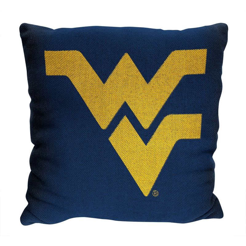 NCAA West Virginia Mountaineers Double Sided Woven Pillow