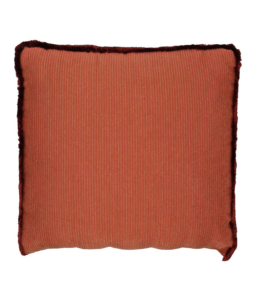 Rose Tree Harrogate Fringed Geometric & Striped Reversible Euro Sham