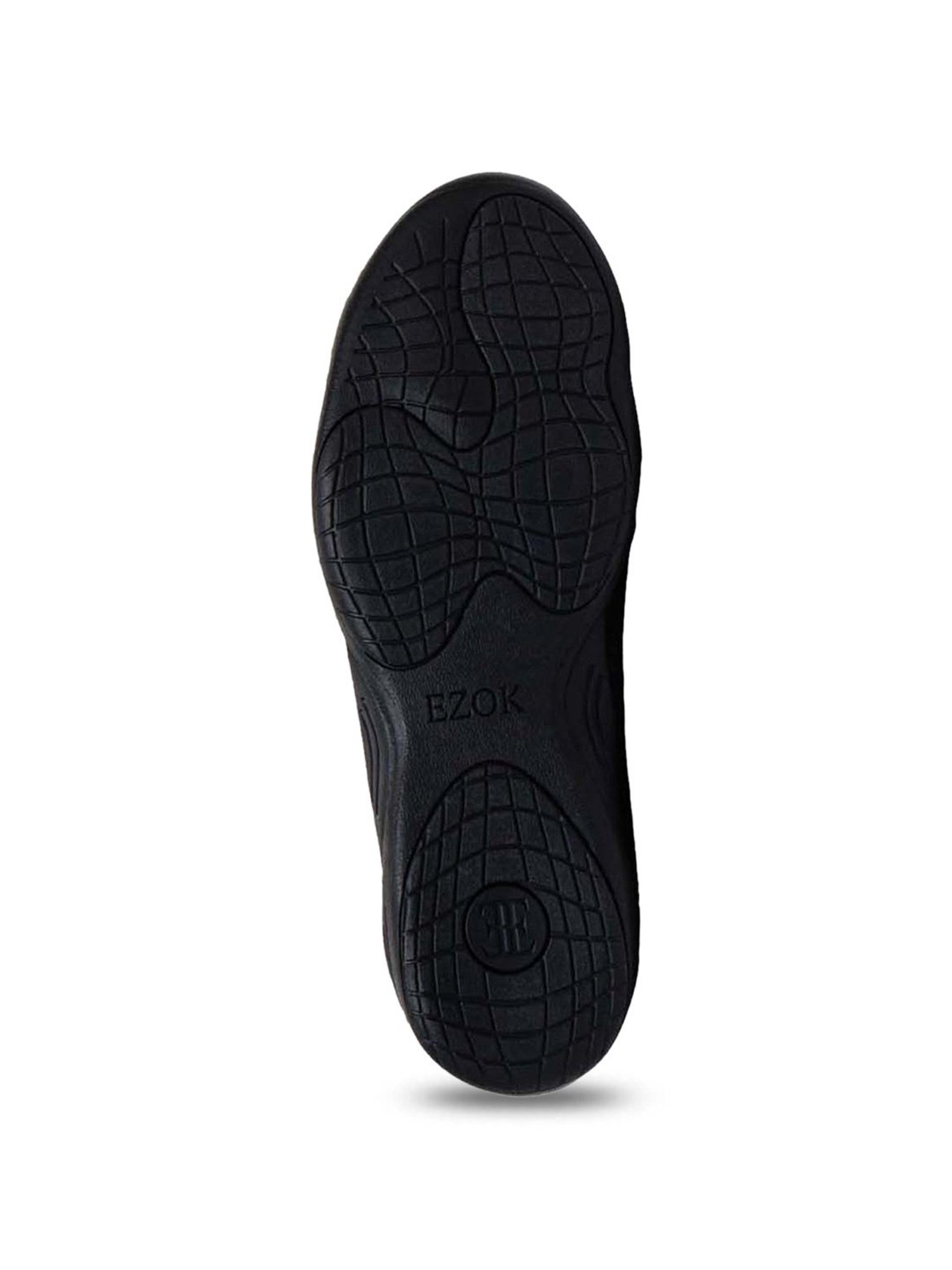 Ezok Men's Black Casual Sneakers